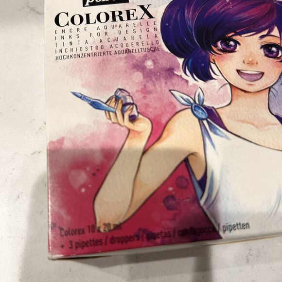 Colorex, Set, Set of 10 Assorted 20 ml Bottles for Mangas - Picture 5 of 5